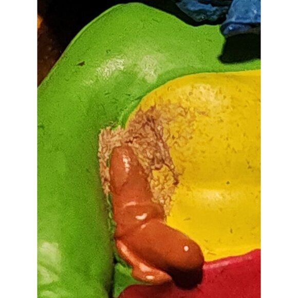 VTG Franklin the Turtle Knight W Blue Cape Toy PVC Figure Figurine 3" RARE READ - Picture 3 of 12